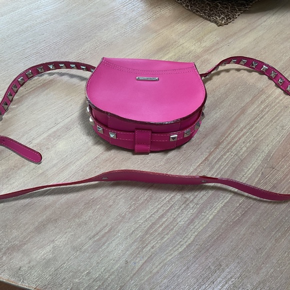 Rebecca Minkoff Magenta Skylar Studded Crossbody “Like New” - Picture 13 of 13